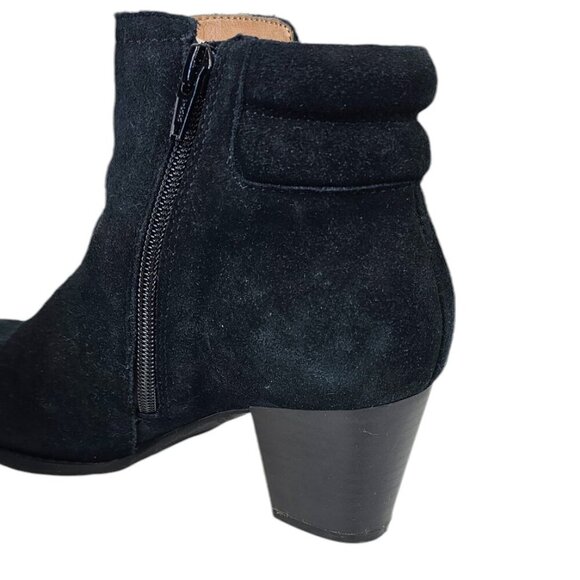 Vionic Womens Jessie Ankle Bootie Black Size 7.5 Suede Weather Resistant Comfort - Picture 4 of 11